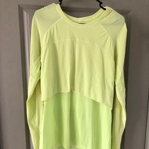 Lululemon Long-Sleeve Top - Neon Yellow - 8